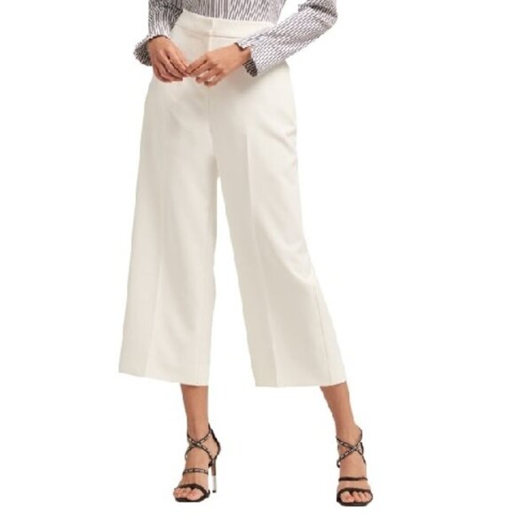Dkny Cropped Wide-Leg Pants - Picture 1 of 8
